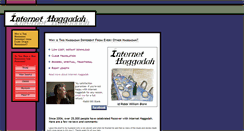 Desktop Screenshot of hagada.com